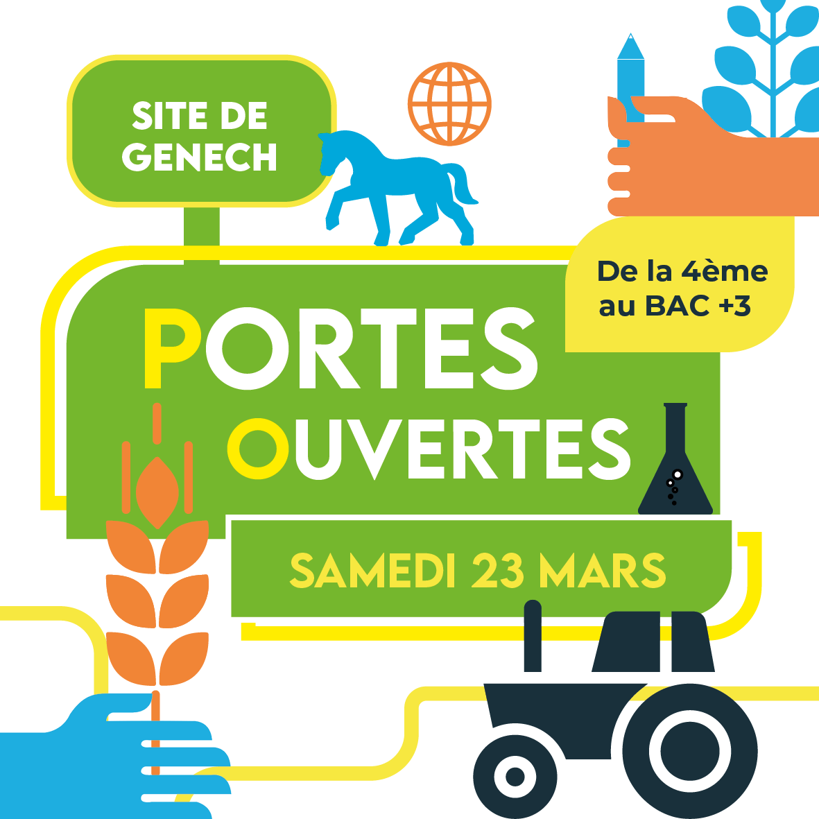 Portes Ouvertes Genech - 23 Mars 2024 - Institut De Genech