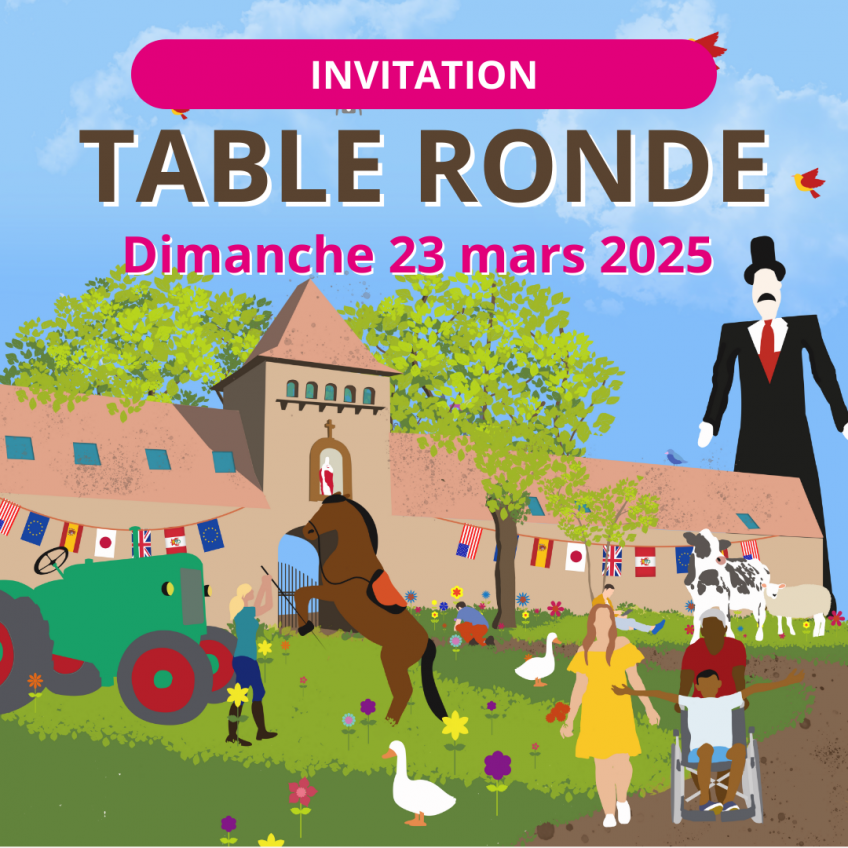 Invitation – Table ronde – Dimanche 23 Mars 2025